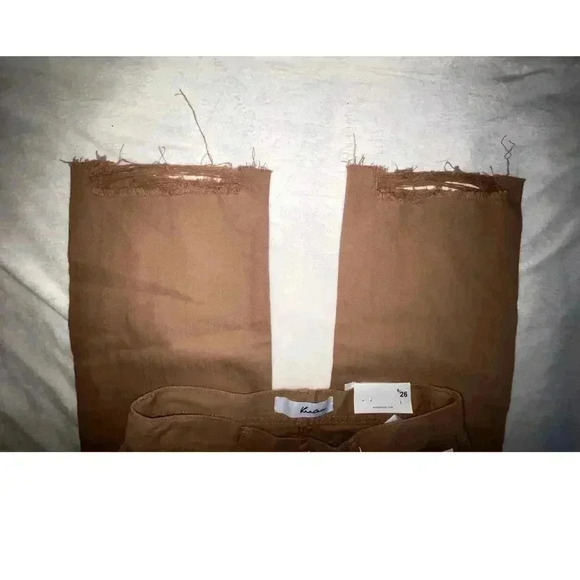 NWT Womens Kancan Straight Leg High Rise Distressed Denim - Picture 4 of 6